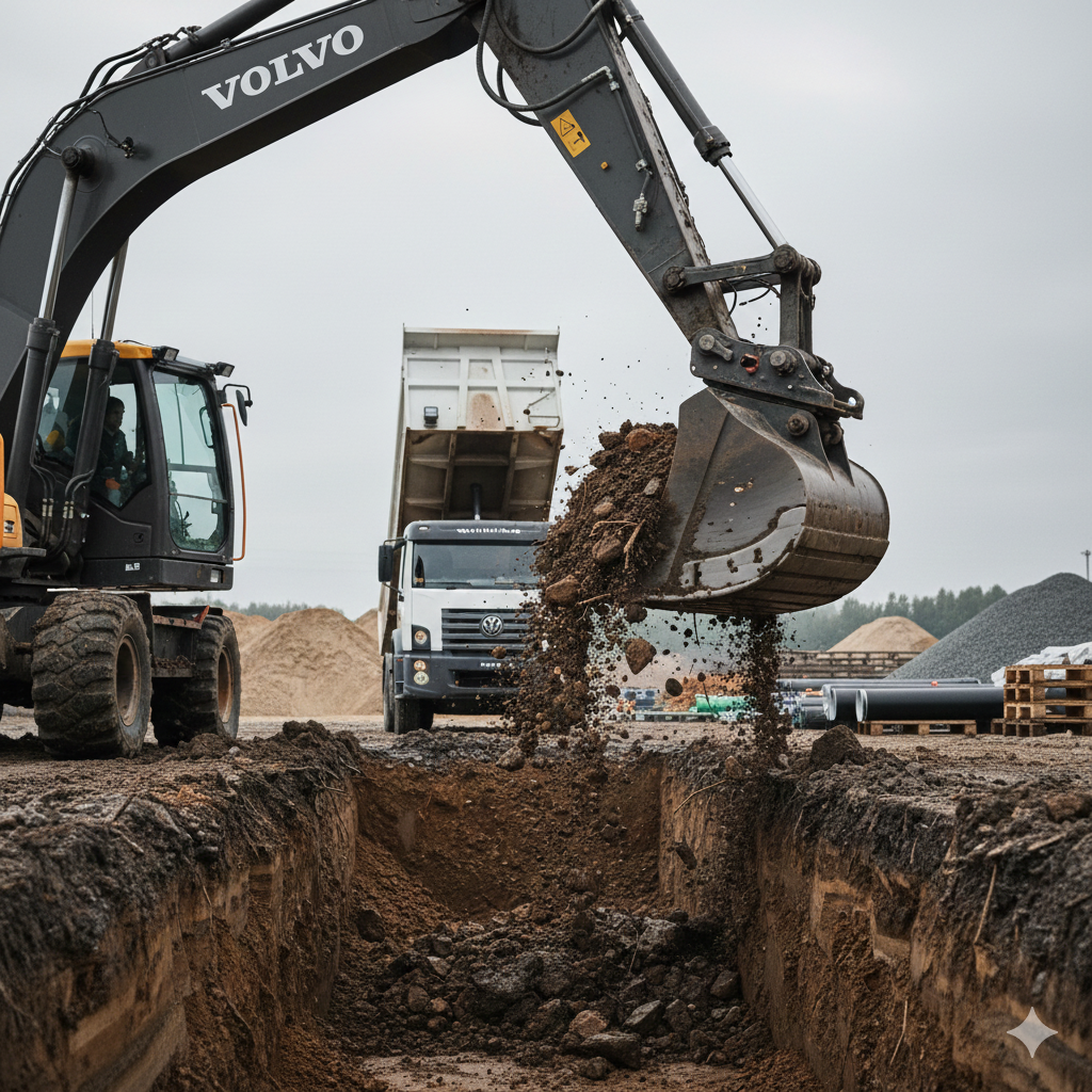 Abertura de Terreno com Máquinas